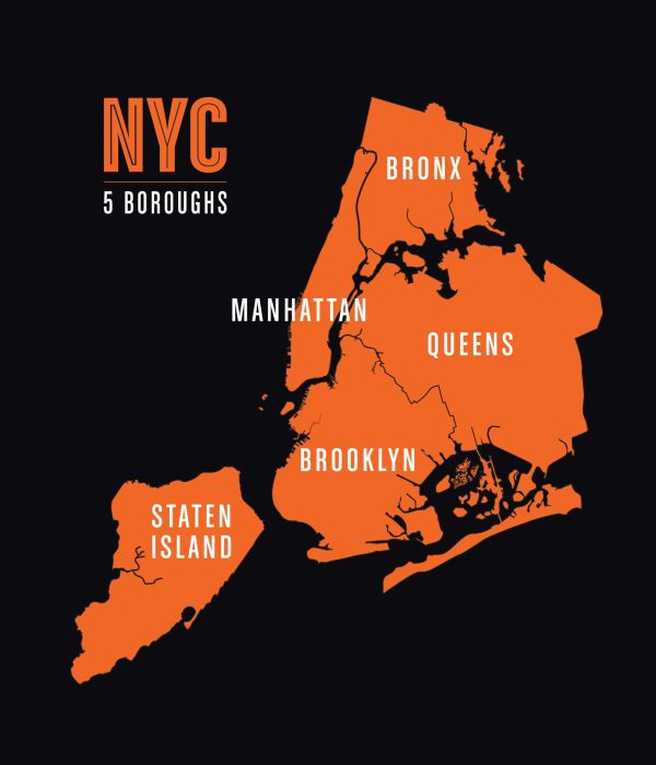 5 boroughs of NYC